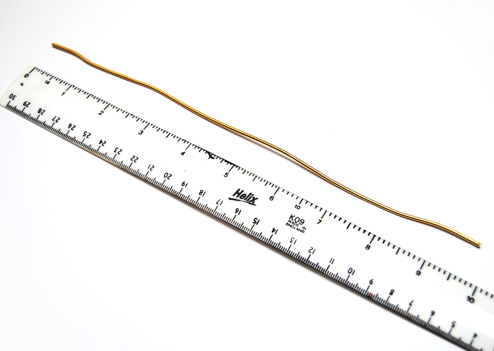 Image result for piece of wire next to ruler
